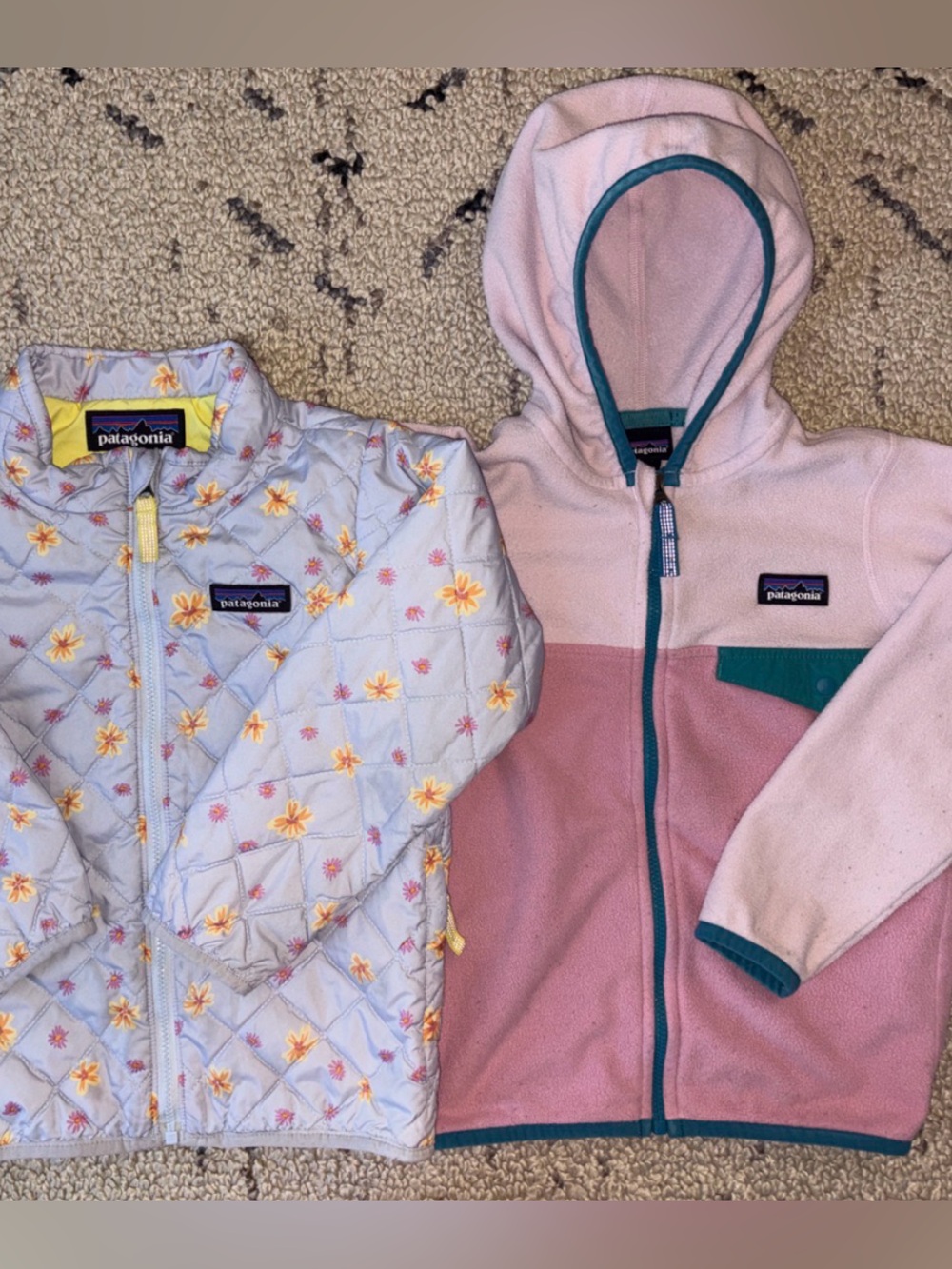 Patagonia kids jacket and fleece (4T)